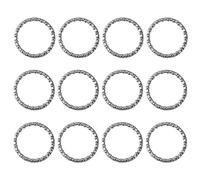 Oiieco Set sterzo per bicicletta, 12 pezzi, cuscinetti a sfera, set sterzo da 40 mm, cuscinetto a manovella per bicicletta, movimento centrale e ruota anteriore, cuscinetti a gabbia per BMX, mountain