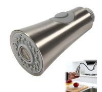 Oiieco Soffione di ricambio per rubinetto, doccetta da cucina, doccetta estraibile, testina spray di ricambio per rubinetto da cucina, 2 tipi di getto, connettore da 1/2", anti spruzzo, risparmio