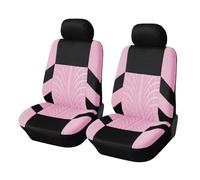 OIJJSNX Coprisedili Auto Coprisedili Anteriori Per Auto Accessori Per Auto Stile In Rilievo Con Tracce Pneumatici Tessuto Durevole Confortevole Vestibilità(6)