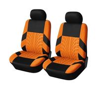 OIJJSNX Coprisedili Auto Coprisedili Anteriori Per Auto Accessori Per Auto Stile In Rilievo Con Tracce Pneumatici Tessuto Durevole Confortevole Vestibilità(7)
