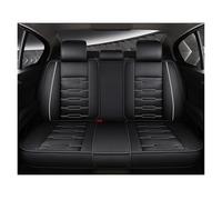 OIJJSNX Coprisedili Auto Per Kia Per Rio Per Sportage Ceed Per Niro Per Stinger Optima Per Soul Set Completo Coprisedili Auto Pelle Anteriori E Posteriori(Black White Rear)