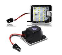 OIJJSNX Indicatori Retrovisori Per Ford Per Focus 3 Escape 3 Per Mono 4 5 Kuga 1 2 Galaxy 2 C Max S Max LED Sotto La Luce Lla Pozzanghera Specchio Laterale Lampa