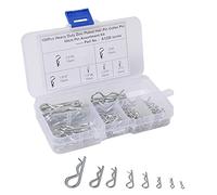 Oikabio 100 pezzi M1 M1.2 M1.5 M1.8 M2 M2.5 R Tipo Splint Forma Onde Split Clip Morsetto Trattore per Capelli