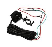 Oikabio 12 V verricello rocker interruttore pollice con staffa di controllo manubrio set per ATV UTV argano elettrico accessori