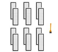 Oikabio 13Pcs per Bot W10 Robot Aspirapolvere Accessori Filtro HEPA Piccola Parti di Pulizia Sostituzione