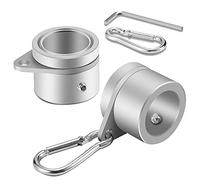 Oikabio 2 bandiere per palo, anti avvolgimento, clip per palo, girevoli a 360°, anelli di fissaggio, 1