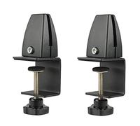 Oikabio 2 pezzi ufficio divisorio scrivania morsetto protezione vista clip supporto schermo parete divisoria per tavolo morsetto -nero