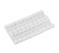 Oikabio 20 pezzi/set di morsetti di fissaggio clip per desktop Wire chiarificare clip supporto morsetti cavo clip dispositivo USB cavo clip supporto organiser ()
