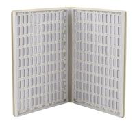 Oikabio 216 Colori Chiodo Pizzo Display Libro Fai da te Nail Art Mostra Colore Scheda Grafico Pittura Display Board Bianco