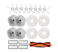 Oikabio 21Pcs Accessori di Ricambio Lavabile Mop Panno Lato Principale Filtro HEPA per W10/W10 Pro Aspirapolvere Parte