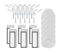 Oikabio 22PCS Adatto per T10 Spazzare Robot Accessori Laterale Filtro Schermo Straccio Mop Panno