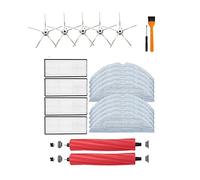 Oikabio 23Pcs Aspirapolvere Ricambi Principale Laterale Filtro Hepa Mop Panno per S7 T7S T7S PLUS