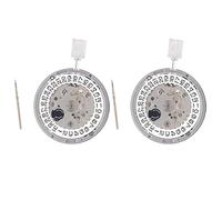 Oikabio 2PCS NH35A NH35 Movimento meccanico ad alta precisione Movimento 'orologio Data a 3 Datewheel 24 Gioielli a carica automatica, e .