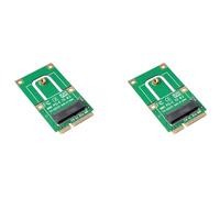 Oikabio 2X NGFF a Mini PCI-E a M2 Adattatore Convertitore Scheda di Espansione M2 Chiave NGFF E Interfaccia per M2 Wireless Bluetooth Modulo