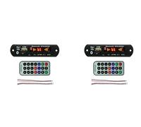 Oikabio 2X USB MP3 Modulo Bluetooth 12V MP3 WMA Decoder Scheda Audio Modulo FM AUX USB TF Radio per Auto Altoparlante Musica