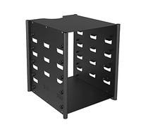 Oikabio 3,5 Pollici HDD Hard Drive Cage 5X3,5 Pollici HDD Cage Rack DIY Hard Disk Box per BTC Mining Computer Storage Expansion