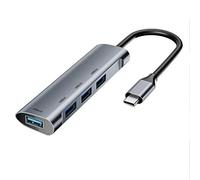 Oikabio 4 in 1 Type-C HUB a 4 porte USB Splitter USB3.0X1 e USB2.0X3 Docking Station per PC Laptop