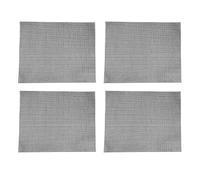Oikabio 4 pezzi antiaderente BBQ Mesh riutilizzabile per grigliare, cucinare, cuocere al forno, 40 x 33 cm
