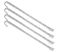 Oikabio 4pcs 50CM 12V 36 LED 5050 SMD Striscia Bar Luce Alluminio Rigido