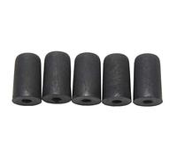 Oikabio 5 pezzi Endpin Tip Protector Gomma Coda Pin Tip Cap Protector Antiscivolo per Corde Violino Parti