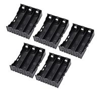 Oikabio 5 pezzi in plastica nera 3 x 3,7 V 18650 batterie a 6 pin