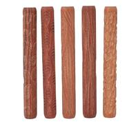 Oikabio 5 pezzi strumenti in ceramica rullo a mano, per argilla timbro/rulli, utensili in ceramica, tampone argilla polimerica