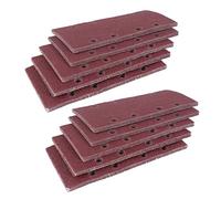 Oikabio 50 pezzi di levigatura, carta abrasiva gancio e foglio di sabbia 93 x 185 mm perforato 8 fori grana 40/60/80/120