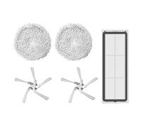 Oikabio 5Pcs per W10/W10 Pro Robot Aspirapolvere Lavabile Hepa Filtro Mop Panno Laterale