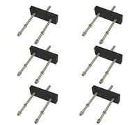 Oikabio 6 Confezioni Galleggiante Deck Schermo Parete Staffa Rack Supporto Appoggiatore Adatto Casa Stoccaggio Schermo