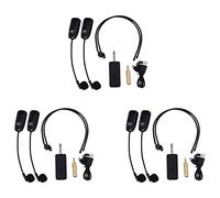 Oikabio 6X U12F Uhf One for Two Wireless Headset Microfono Amplificatore Mixer Adatto per Insegnamento Guide Lezioni