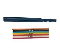 Oikabio 7 pezzi 100 X 4 X 1 Mm Fibra abrasiva Super Ceramica per lucidatura di stampi + 1 supporto per dispositivi