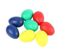 Oikabio 8 pezzi Giocoso Plastica Percussione Uovo Maracas Egg Shakers Giocattolo Bambini 4
