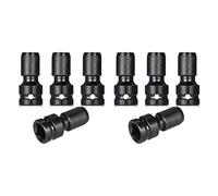Oikabio 8 pz adattatore a impatto 1/2 unità quadrata a 1/4 adattatore a presa esagonale convertitore mandrino a sgancio rapido per chiave a cricchetto
