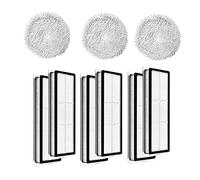 Oikabio 9Pcs Lavabile Hepa Filtro Mop Panno Accessori di Ricambio per W10/W10 Pro Robot Aspirapolvere Parti