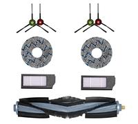 Oikabio 9Pcs Mop Panno Filtro HEPA Spazzole Laterali Principali per T10 TURBO Aspirapolvere Accessori