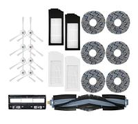 Oikabio Adatto per spazzatrice T10 TURBO Main Brush Cover Filter White Edge Strong Drag Wash Cloth