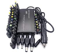 Oikabio Alimentatore universale da 5 V-24 V, caricatore regolabile USB5 V, alimentatore di rete 100 W, 5 A, laptop con 38 pezzi