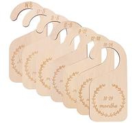 Oikabio Armadio divisorio per bambini, 7 pezzi, 24 mesi, organizer per vestiti per bambini, divisorio per armadio, idea regalo