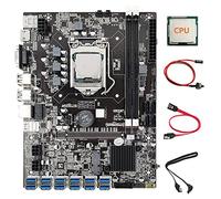 Oikabio B75 12 Scheda BTC Mining Scheda Madre CPU+ Interruttore+2X SATA 12 USB3.0 a PCIE GPU Slot LGA1155 DDR3 RAM SATA3.0