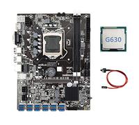 Oikabio B75 ETH Mining Scheda Madre 12 PCIE a USB Adattatore+G630 CPU+Interruttore LGA1155 MSATA DDR3 B75 USB BTC Scheda Madre