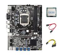 Oikabio B75 ETH Mining Scheda Madre 8XPCIE Adattatore USB+G630 CPU+6Pin a Doppio 8Pin +SATA LGA1155 B75 Scheda Madre