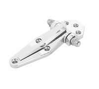 Oikabio Brushed Satin Refrigeratore Congelatore 90 gradi Cerniere Porta Argilla Argento