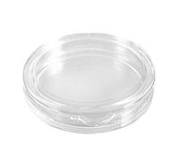 Oikabio Confezione da 10 capsule rotonde in plastica trasparente, 40 mm