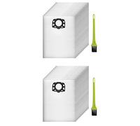 Oikabio Confezione da 24 sacchetti filtro in pile di ricambio per aspirapolvere WD4 WD5 WD6 MV4 MV5 MV6, sacchetti filtro antipolvere