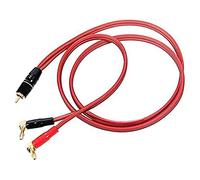 Oikabio Connettore a banana RCA, cavo per altoparlante RCA, spina a banana (2 banana) 4N OFC HiFi per altoparlante 2 m