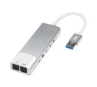 Oikabio Convertitore audio esterno USB Scheda audio esterna 5.1 canali adattatore per cuffie scheda audio SPDIF per PC Computer