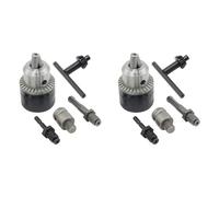 Oikabio Convertitore mandrino per trapano da 3-16 mm, 20UNF, filettatura rapida SDS-Plus, attacco esagonale da 1/4", presa da 1/2", 2 pezzi