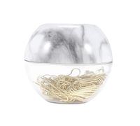 Oikabio Fermaglio oro in elegante supporto magnetico marmo, 28 mm, confezione da 100 clip