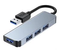 Oikabio Hub USB 3.0, 4 porte USB adattatore hub dati ultra sottile splitter USB per laptop, unità flash USB, HDD mobile