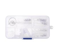 Oikabio Kit di riparazione ottica occhiali riparazione viti cassetta degli attrezzi occhiali occhiali da sole vite dado naso assortimento